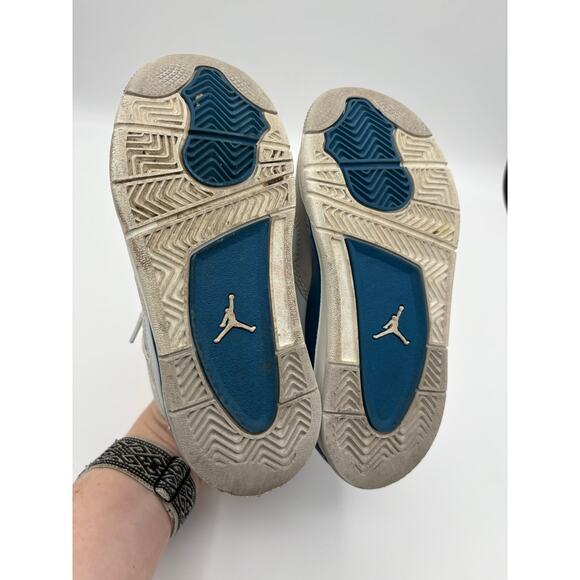 Nike Air Jordon 4 Retro Pre School Size Kids 12C Sneakers - Picture 4 of 8